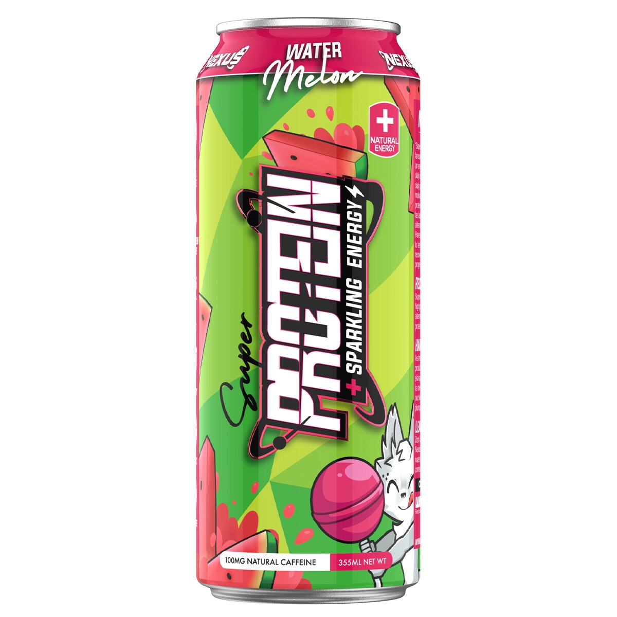 Nexus Super Protein + Sparkling Energy Drink 12 x 355ml