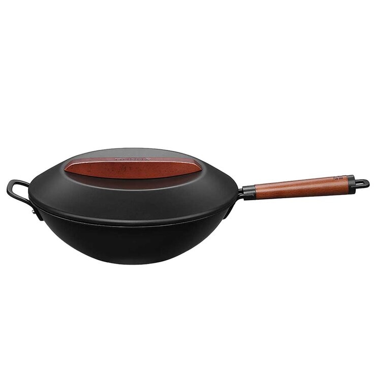 SANHO Nonstick Iron Wok 32cm SANHO Nonstick Iron Wok 32cm