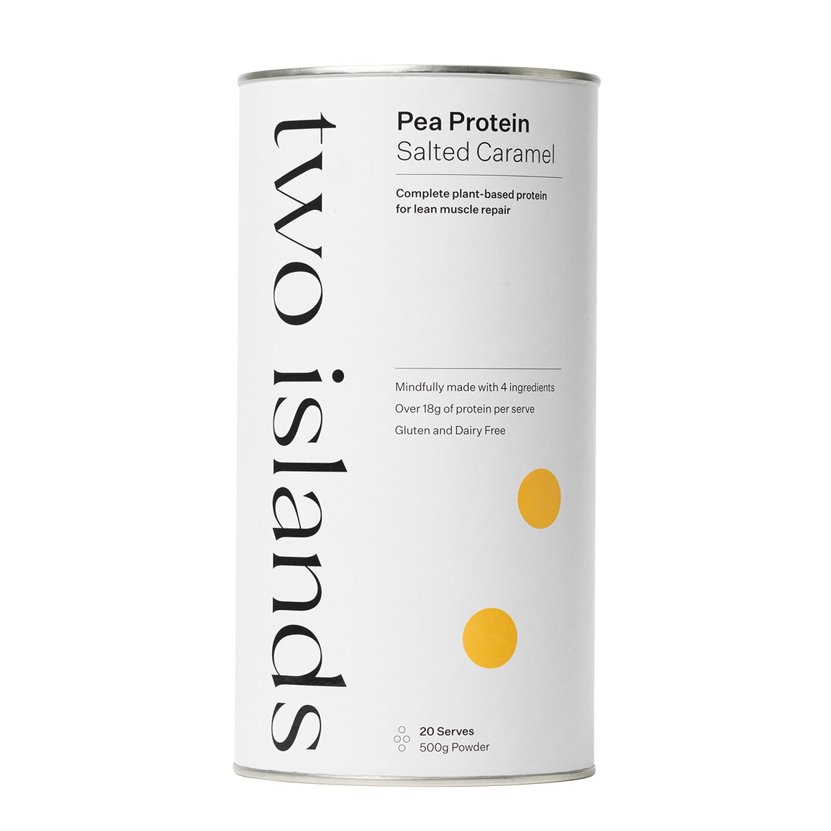 Two Islands Salted Caramel Pea Protein 2x500g