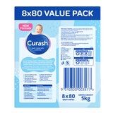 Curash Simply Water Baby Wipes 8 x 80