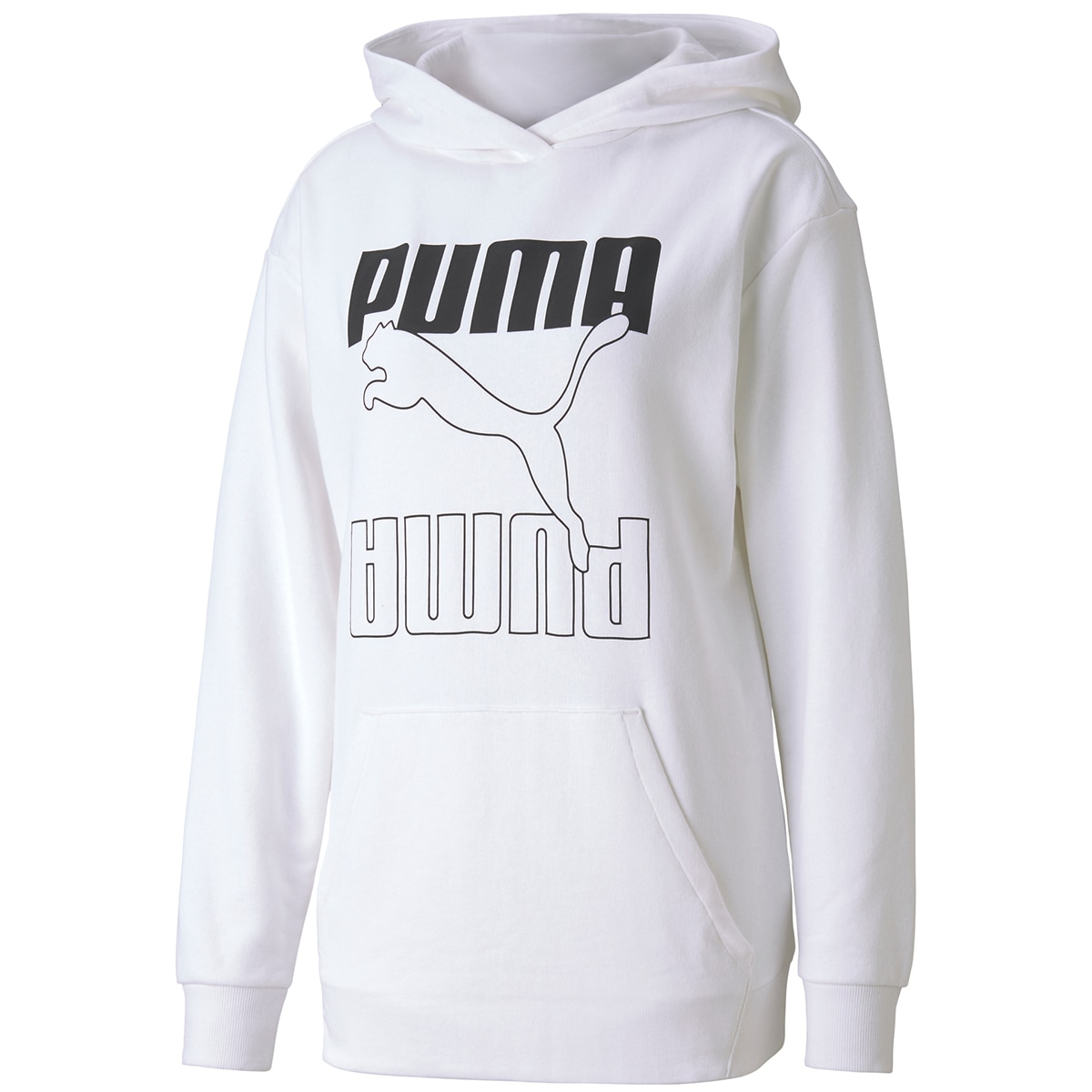Puma Women's Elongated Hoodie - White