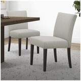 Gliman Creek 2-Pack Gray Fabric Dining Chairs