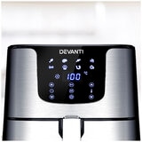 Devanti 7L Digital Air Fryer, Silver