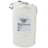 Odyssey Living Bamboo Linen Sheet Set 4 Piece Queen Silver