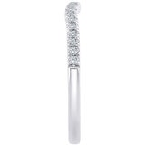 18KT White Gold 0.85ctw Diamond Bridal Set With 0.60ctw Centre