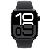 Apple Watch Series 10 GPS 42mm Jet Black Aluminium Case with Black Sport Band S/M