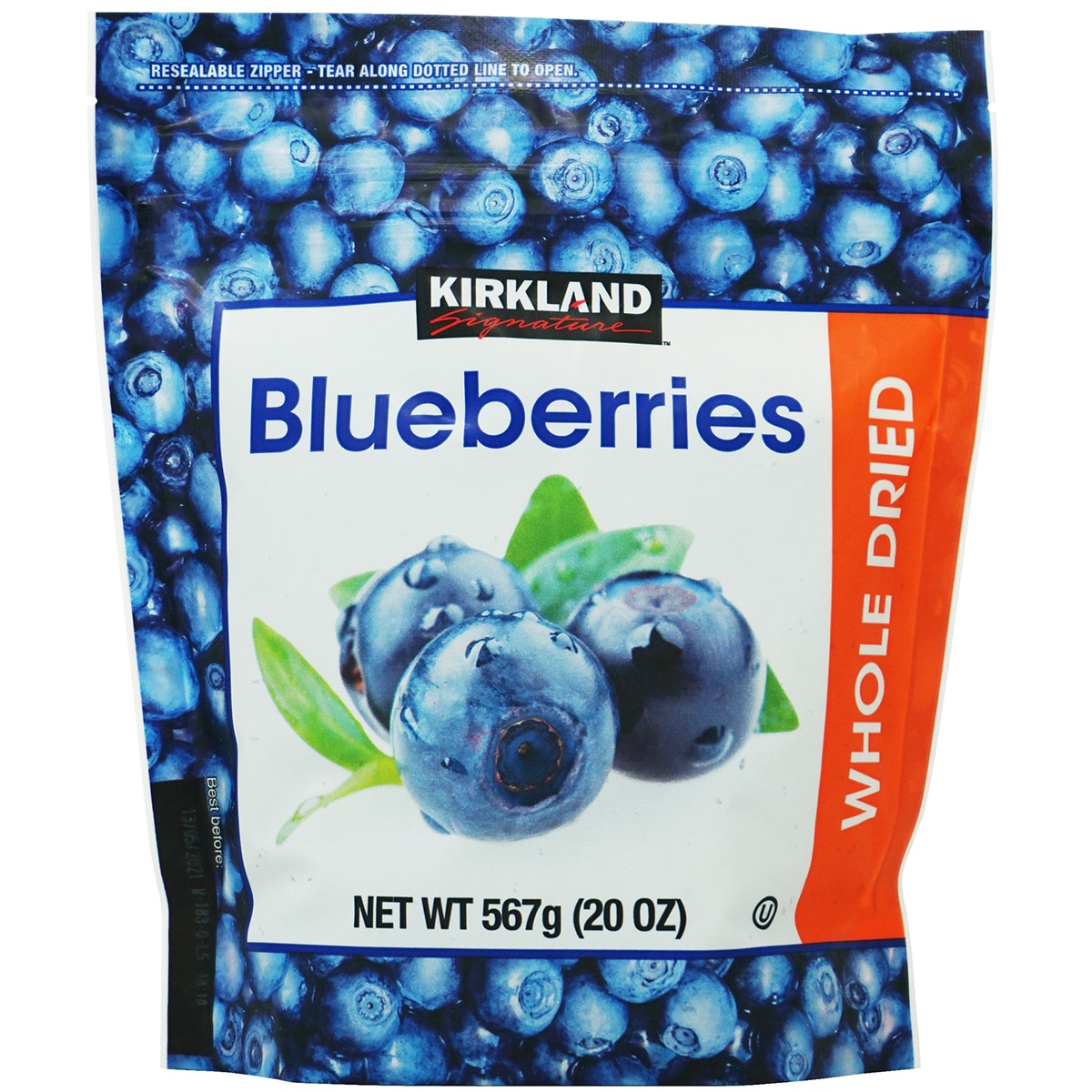 Kirkland Signature Dried Blueberries 567g