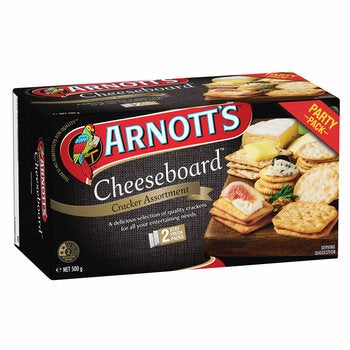 Arnott's Cheeseboard Crackers 500g