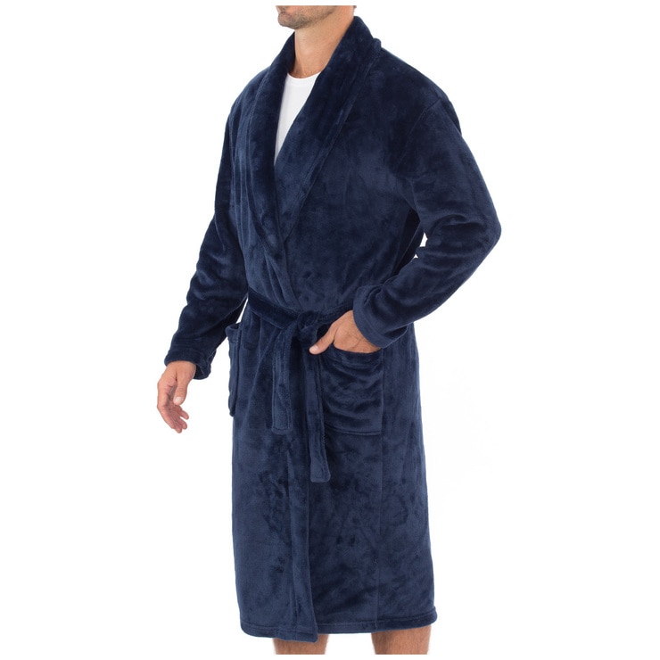 Gloster Men's Robe - Navy Gloster Men's Robe - Navy