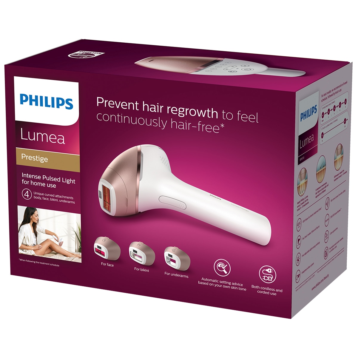 Philips Lumea Prestige IPL Hair Removal Device | Costco A... Philips Lumea Prestige IPL Hair Removal Device | Costco A...