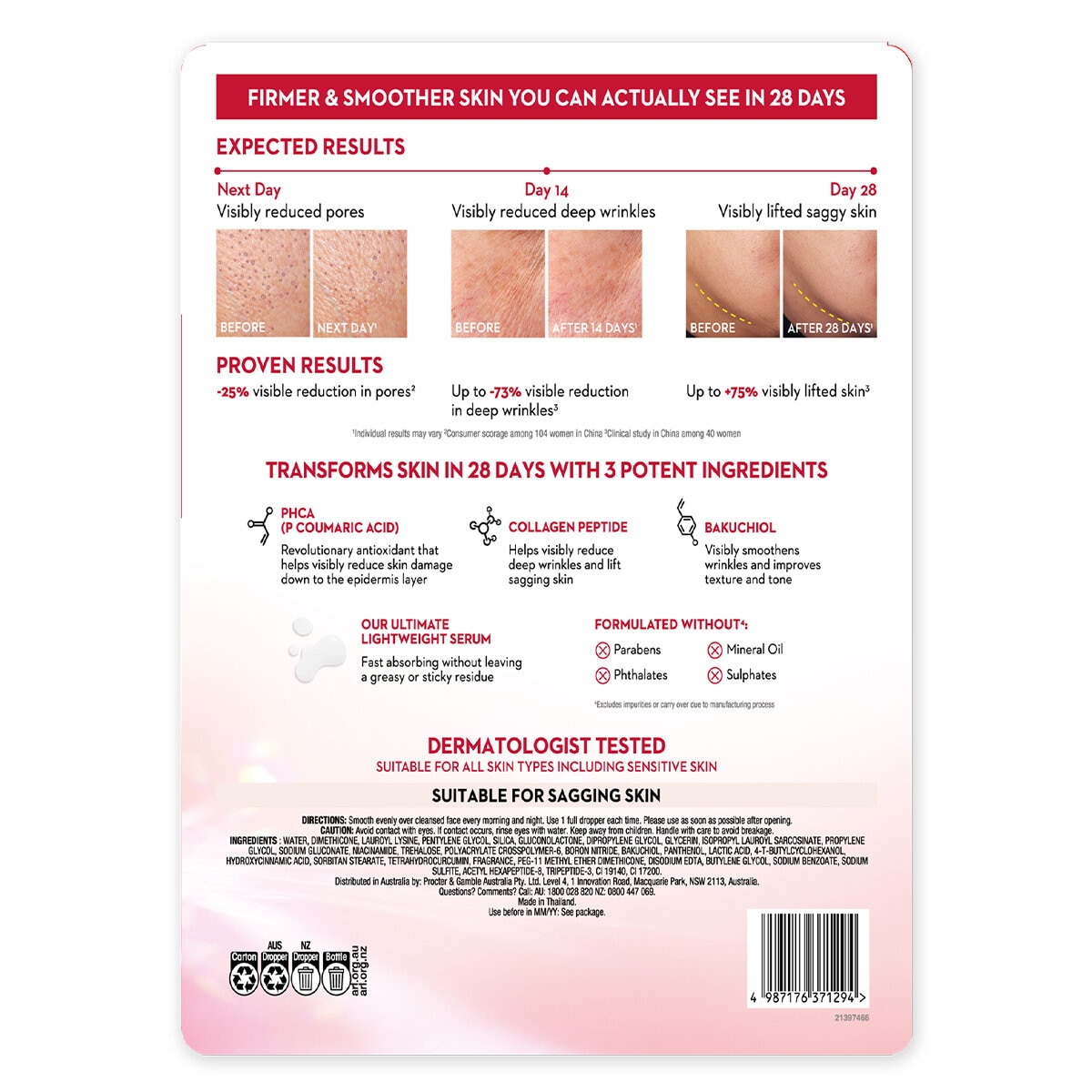 Olay Ultra Firming Serum 2 x 30ml