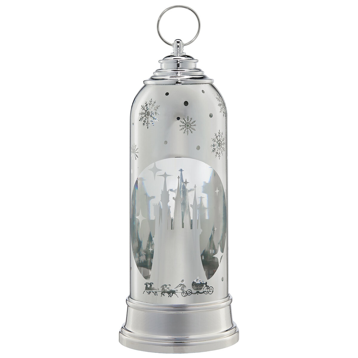 Disney Laser Engraved Lantern Silver Castle
