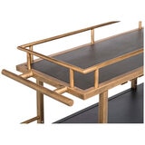 Wine Stash Industrial French Bar Cart