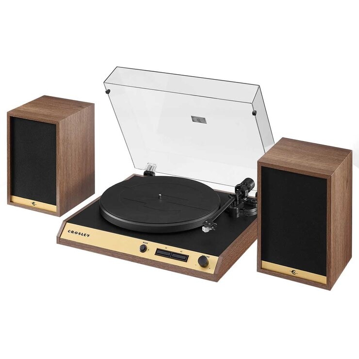 Crosley C72 Record Vinyl Shelf Turntable CR72A-WA