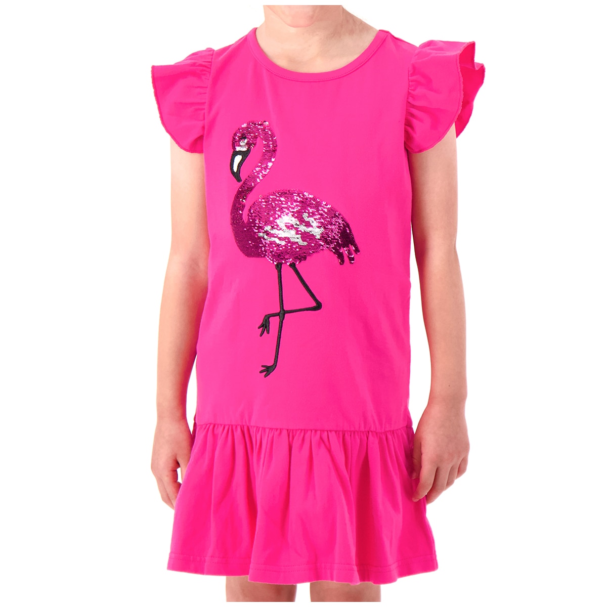 Andy & Evan's 2 pack Girl's Dresses - Flamingo Icecream