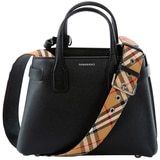 Burberry Small Banner Tote - Black