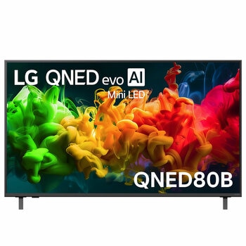 LG 55 Inch QNED80B EVO AI MINI LED 4k Smart TV 55QNED80BSA
