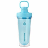 Thermoflask Tritan Shaker Spout Lid With Agitator 710ml 2 Pack Blue White