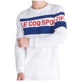 Le Coq Crew Men's Sweater - White/Blue