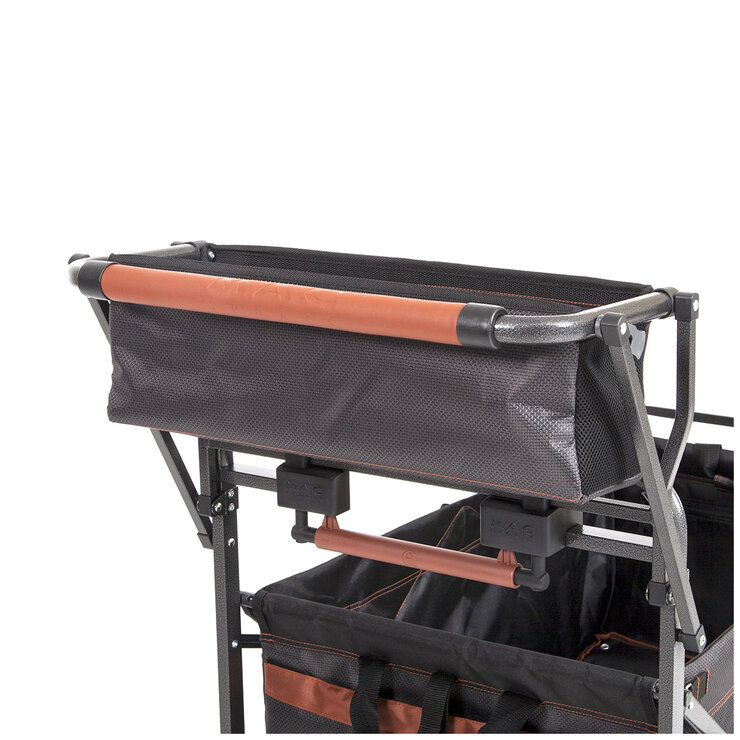 Mac Sports Deluxe Push Pull Folding Wagon with Brakes