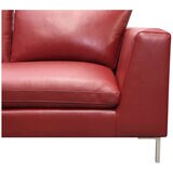Moran Pico 3.5 Seater Sofa With Left Chaise Berry Silver