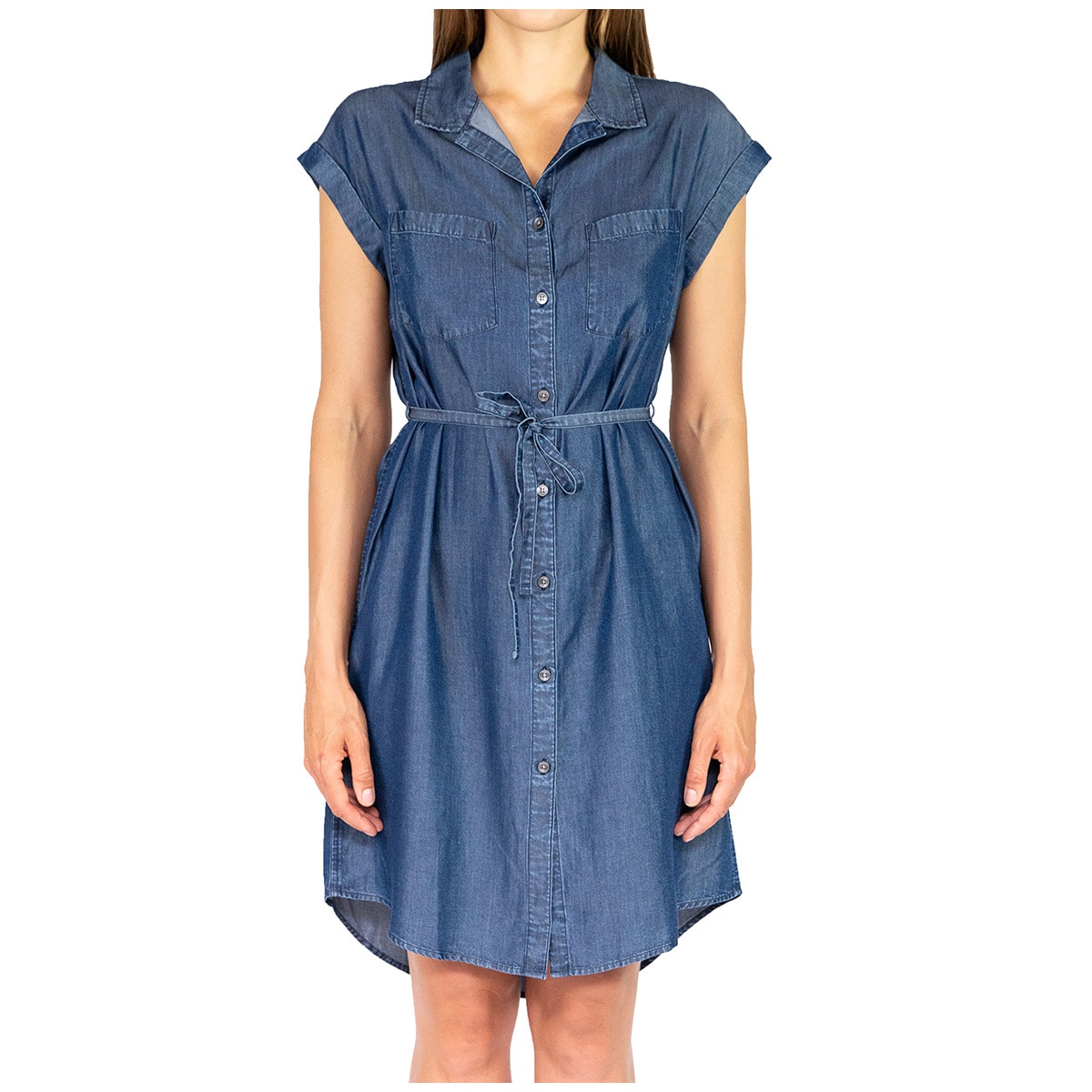 JACH's Women's Tencel Dress - Dark Denim