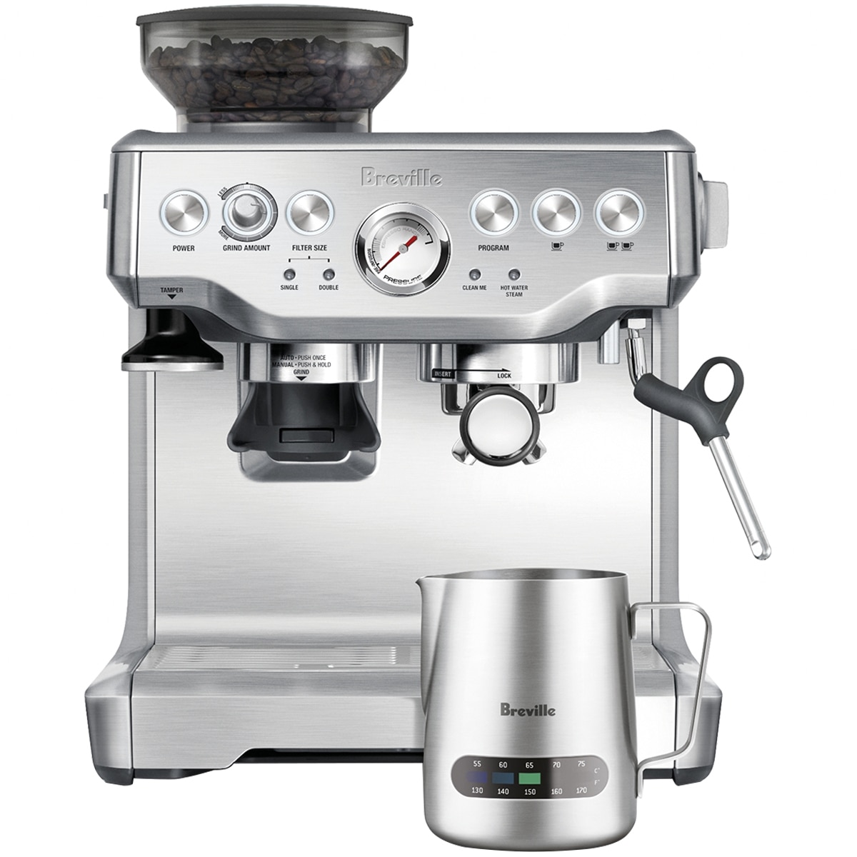 Breville Barista Express Coffee Machine BES875BSS Costc
