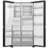 Hisense 632L Side By Side Fridge Black HRSBS633BW Hisense 632L Side By Side Fridge Black HRSBS633BW