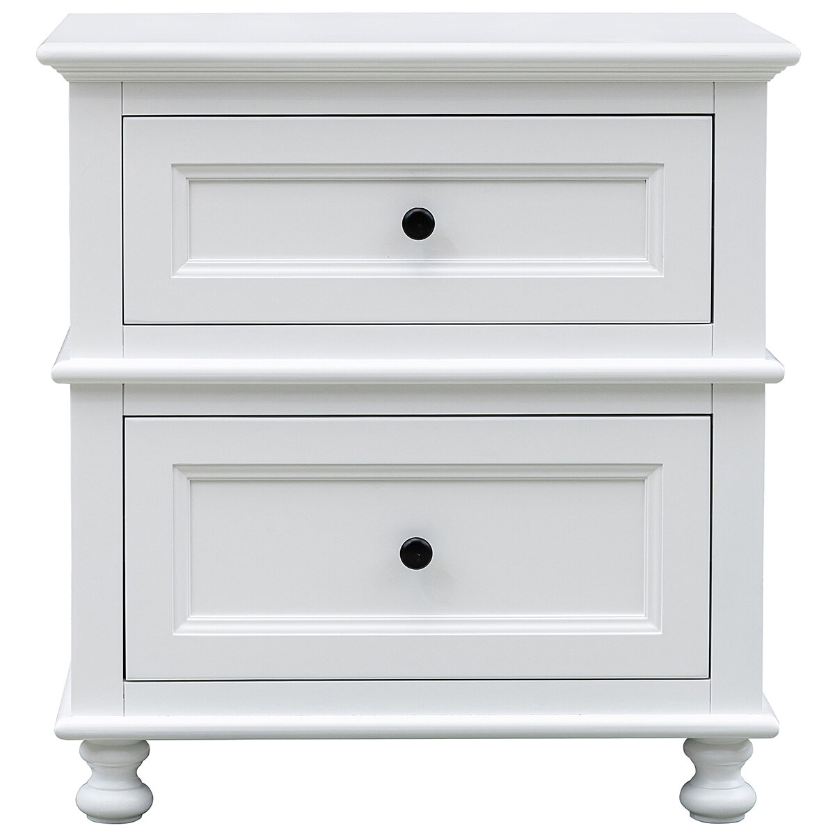 Moran Cassis Bedside Table White