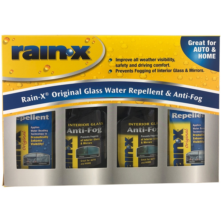 RainX Water Repellent 2 x 103ml & AntiFog 2 x 355ml Kit Costco Australia