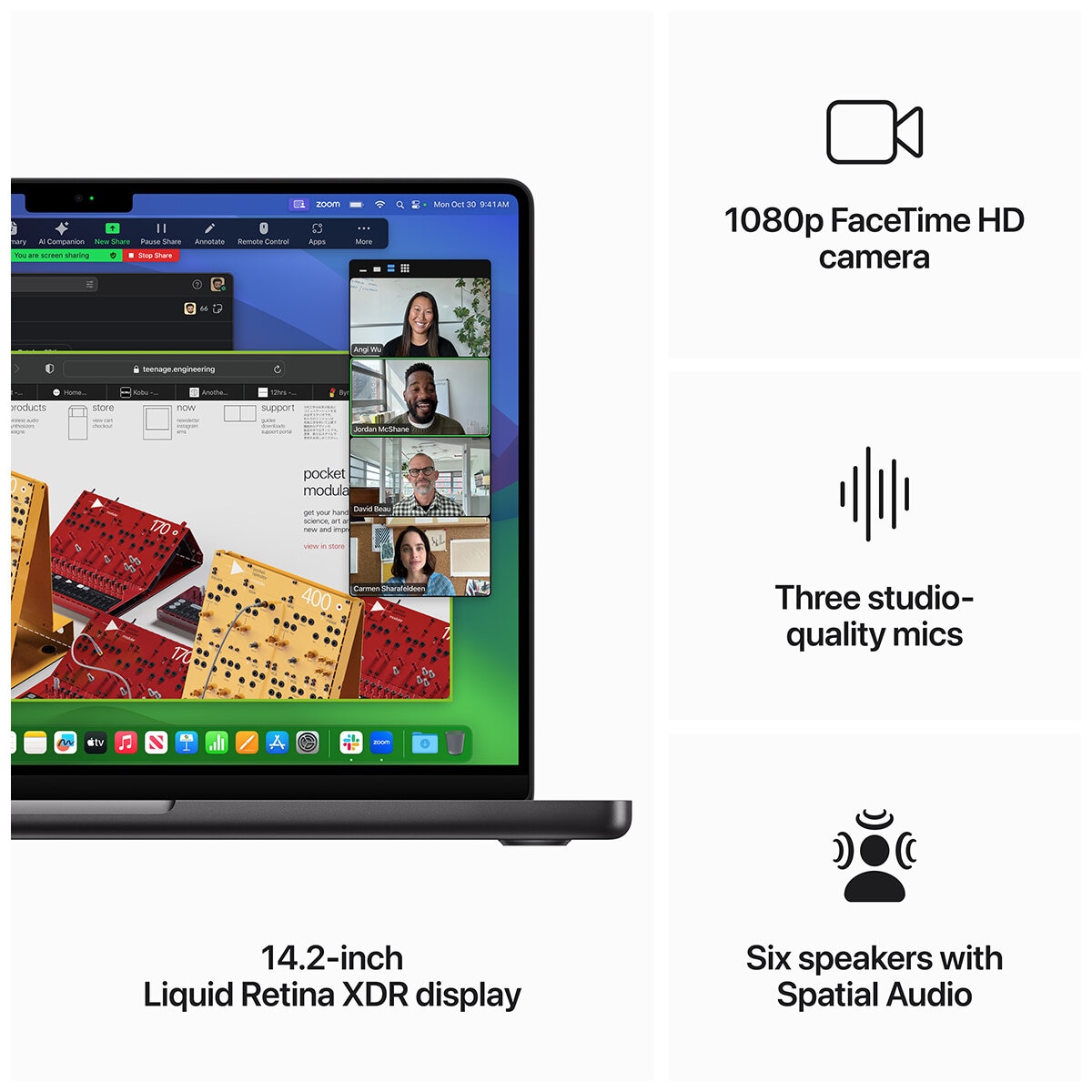 Macbook Pro 14 Inch With M3 Pro Chip 11 Core CPU 14 Core GPU 512GB Space Black