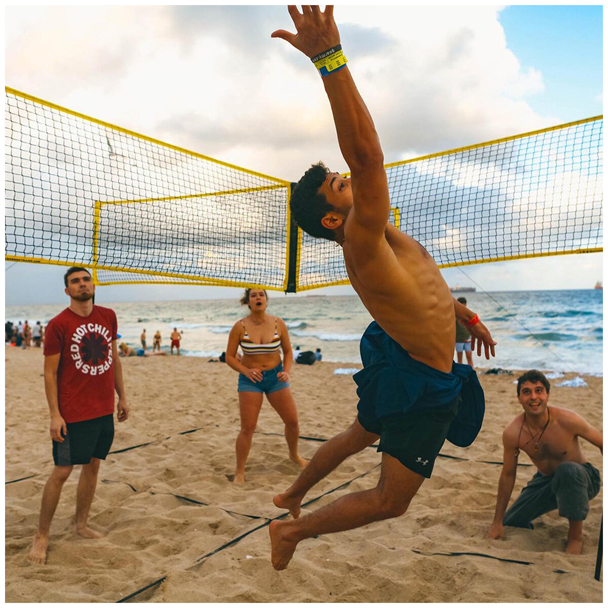Crossnet Four Square Volleyball Game