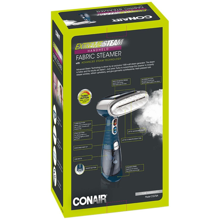 Conair ExtremeSteam Handheld Fabric Steamer CGS76A Costco Australia