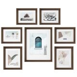 Umbra Photo Frame 7 Piece Walnut
