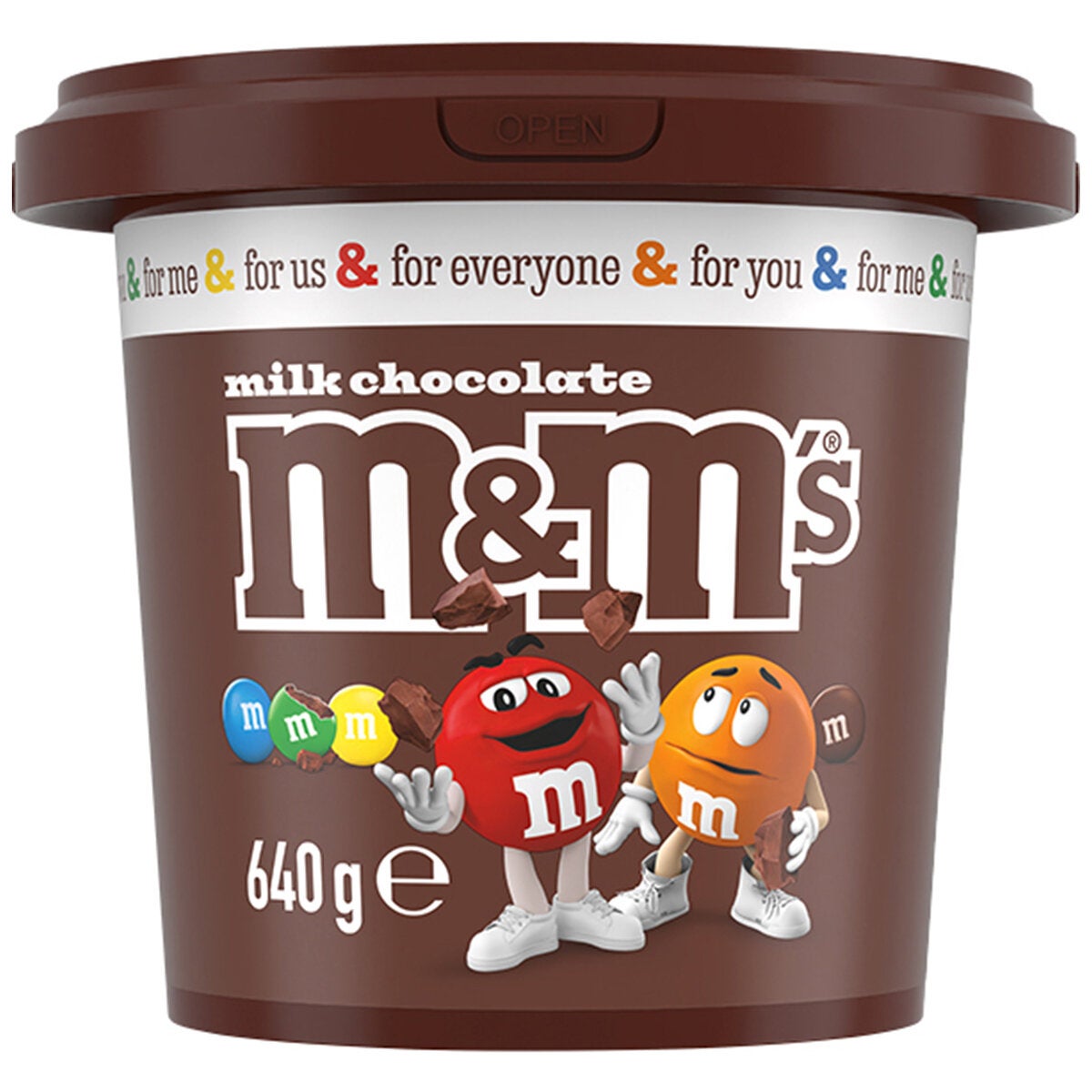M&M's Milk Chocolate Bucket 640g