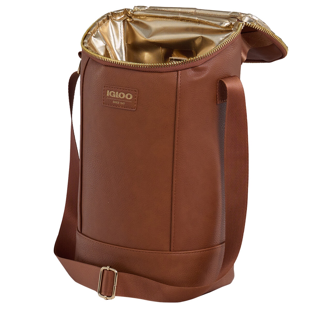 Igloo Luxe Wine Tote Cooler Cognac