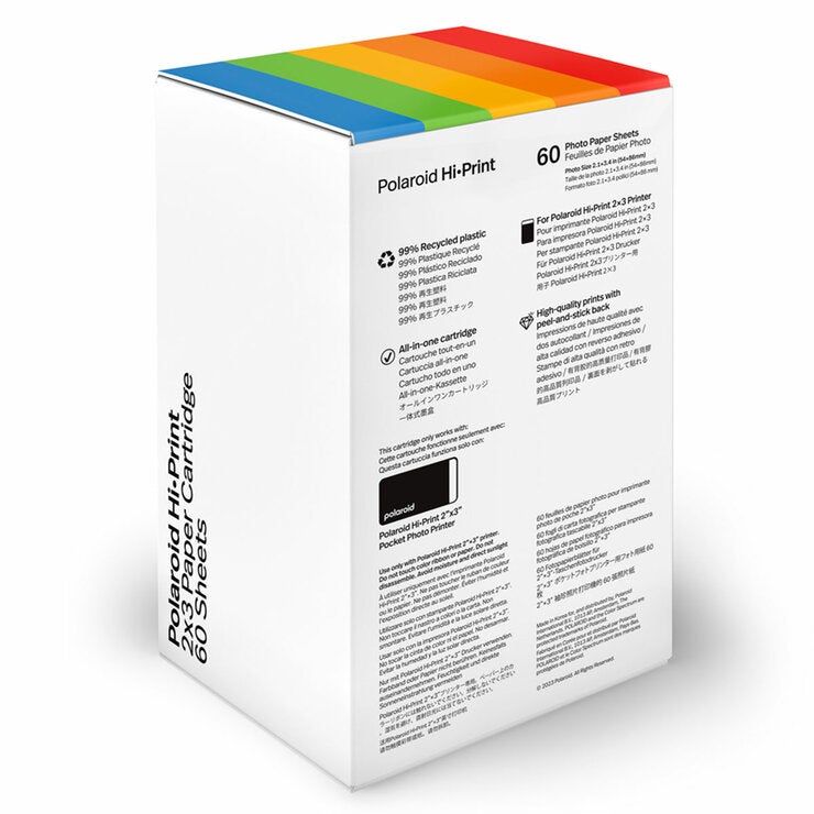 Polaroid HiPrint Generation 2 2x3 Paper Cartridge 60 Sheets Triple Pack Polaroid HiPrint Generation 2 2x3 Paper Cartridge 60 Sheets Triple Pack