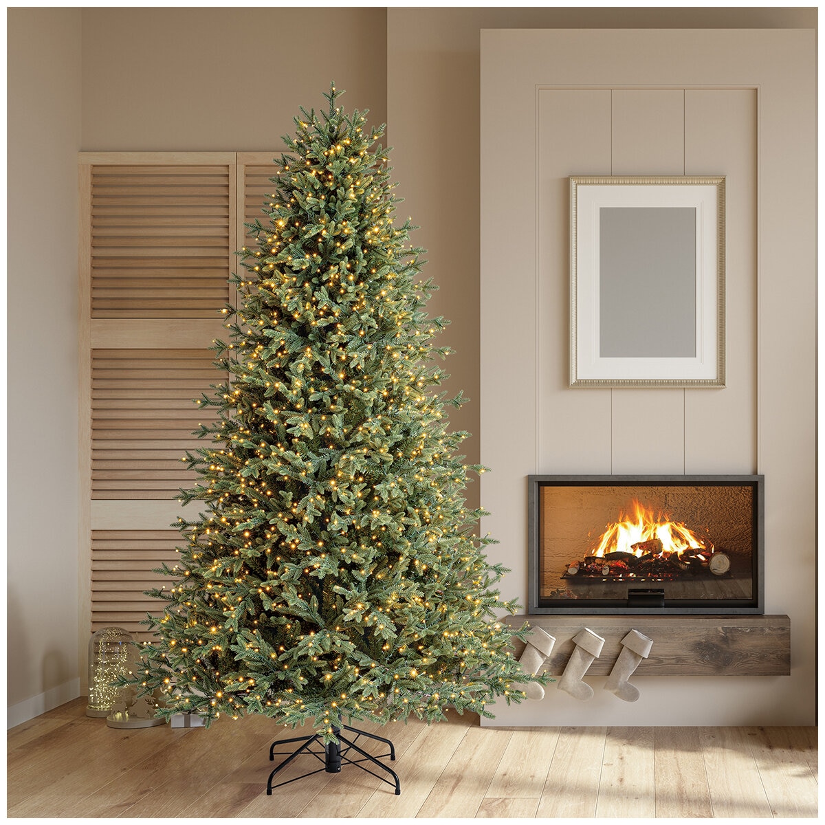 Pre-Lit Aspen Artificial Christmas Tree 2.29m