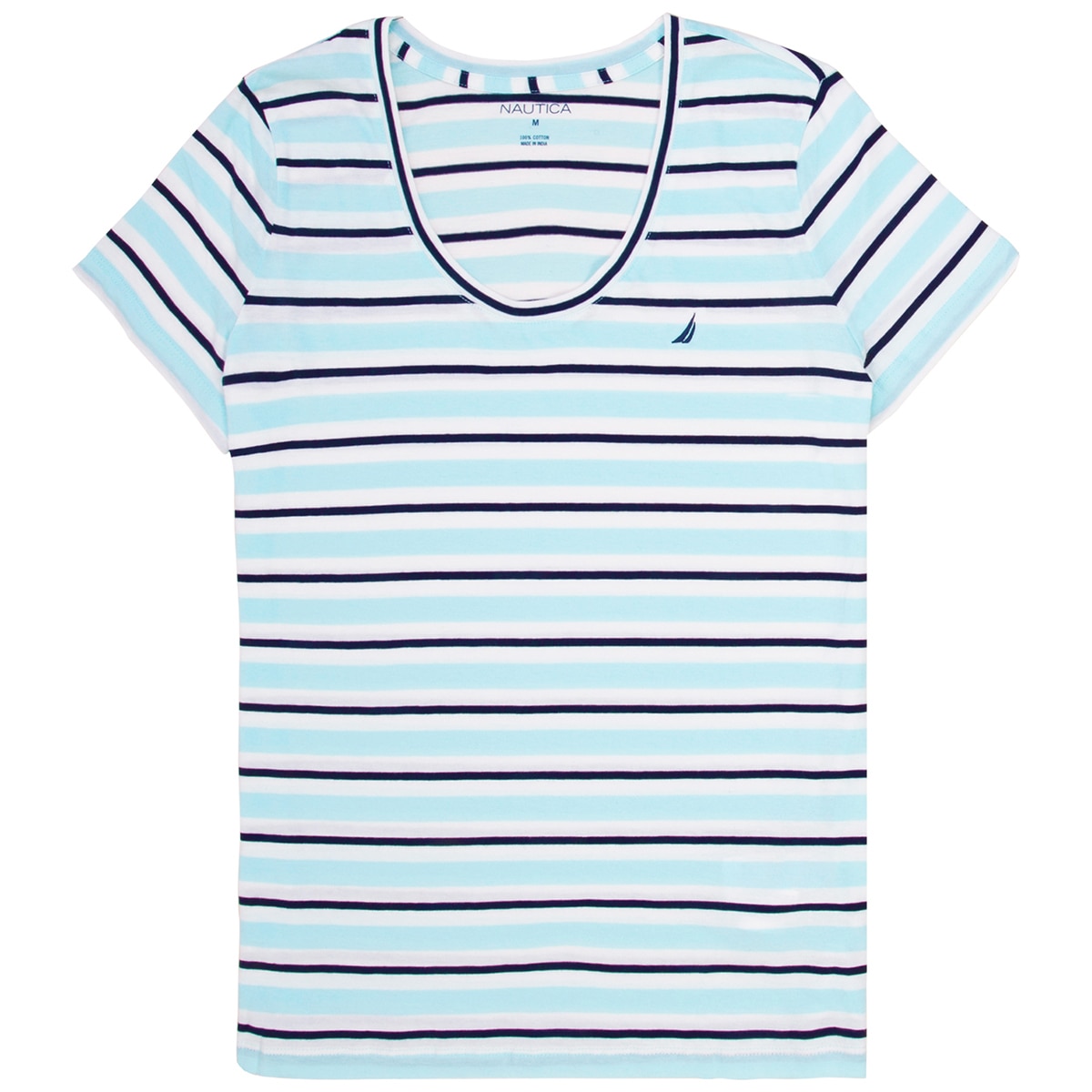 Nautica Stripe Tee - Seawater Blue