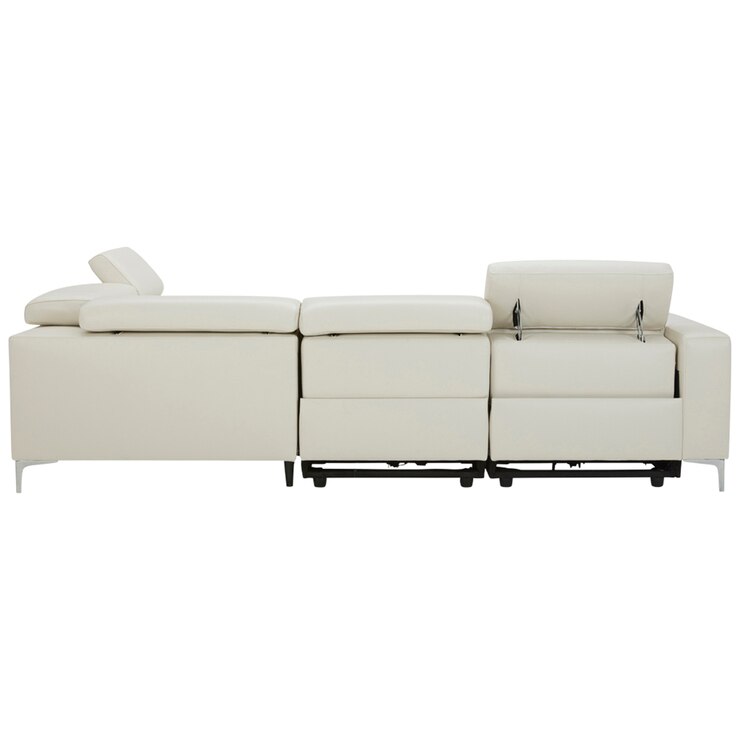 Gilman Creek 3pc Angeline Leather Power Reclining Sectional Costco