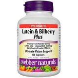 Webber Naturals Lutein & Bilberry Plus 150 Caps