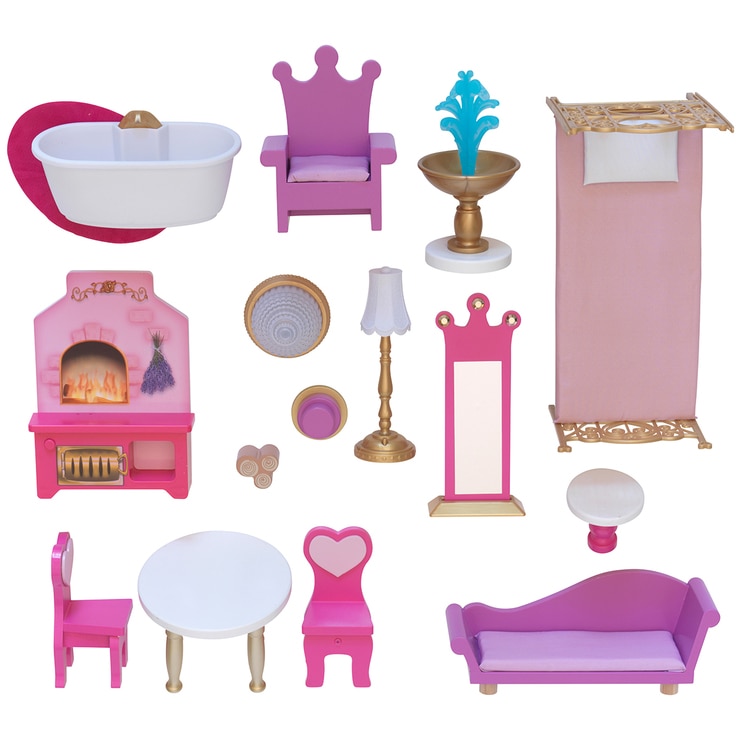 Kidkraft Rose Garden Castle Dollhouse with EZ Kraft Assembly Costco