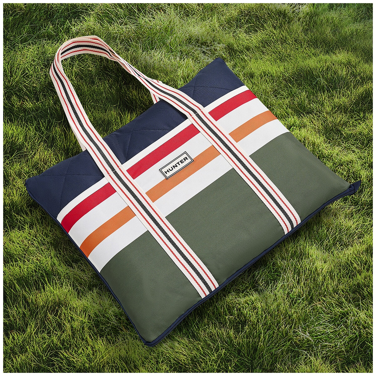 Hunter Outdoor Picnic Blanket Cypress Block Green Multi