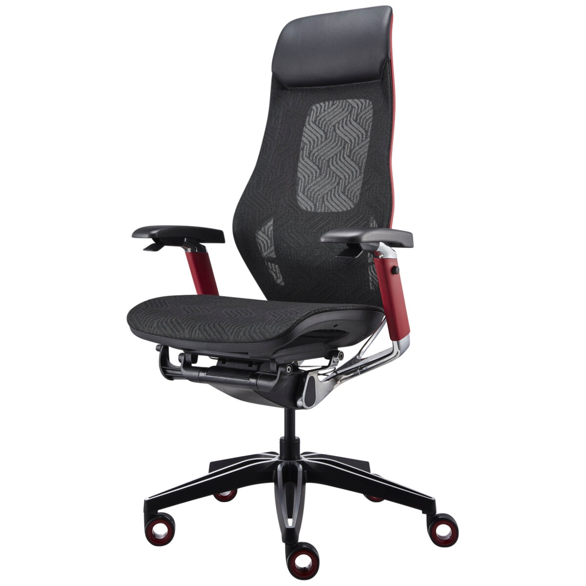 ONEX ROC Ergonomic Gaming Chair Red Silver