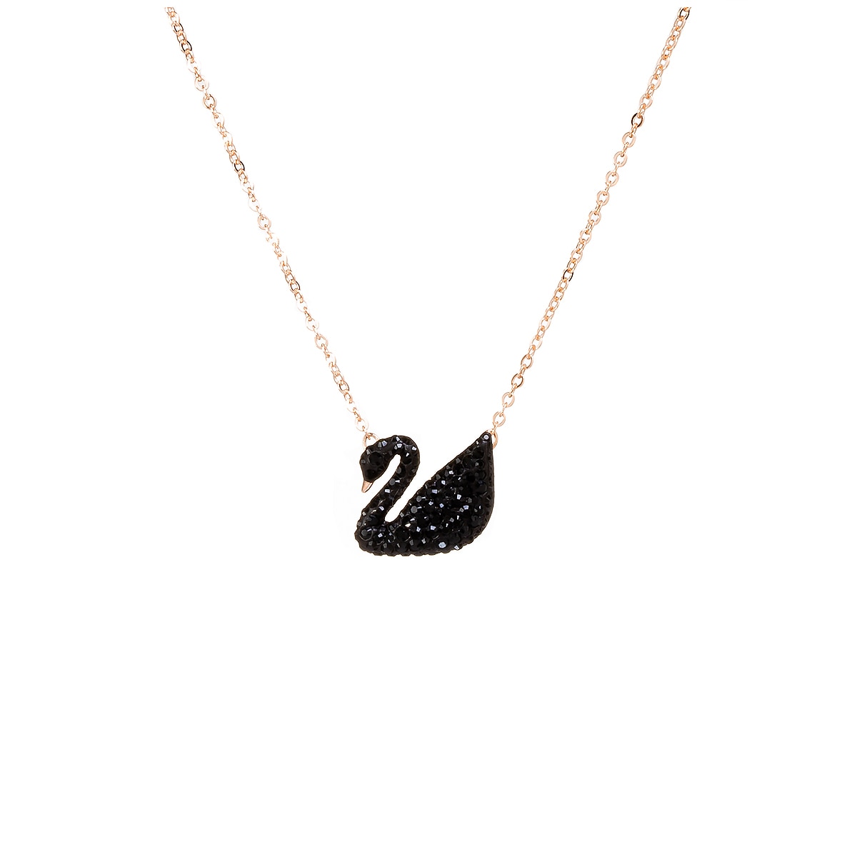 Swarovski Iconic Swan Pendant Rose Gold