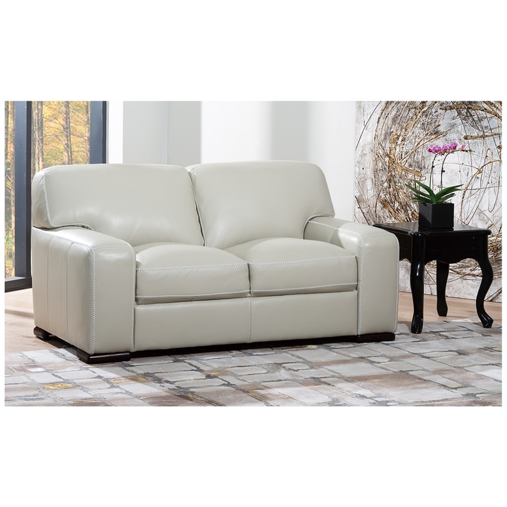 Simon Li Buckley Leather Loveseat Costco Australia