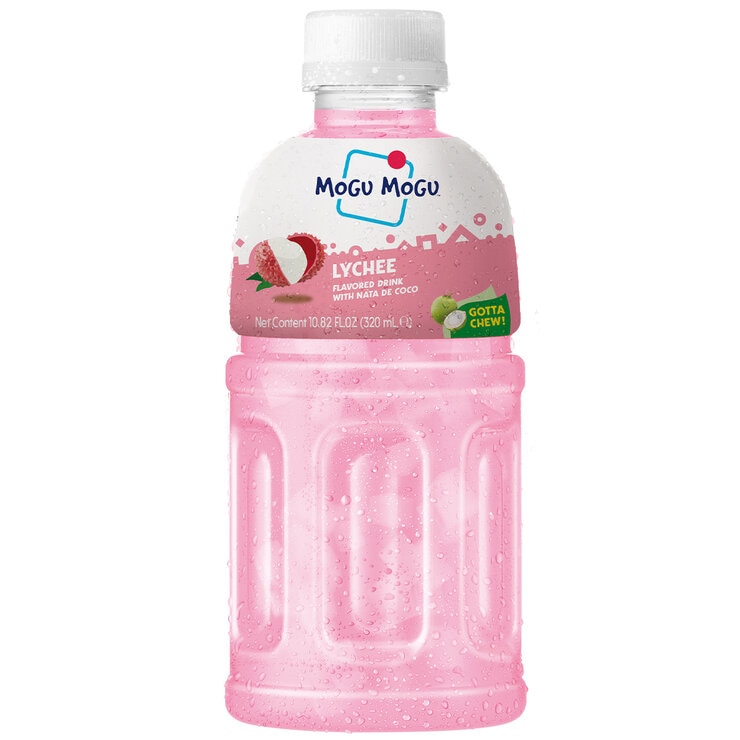 Mogu Mogu Lychee Flavoured Drink With Nata De Coco 12 x 320ml