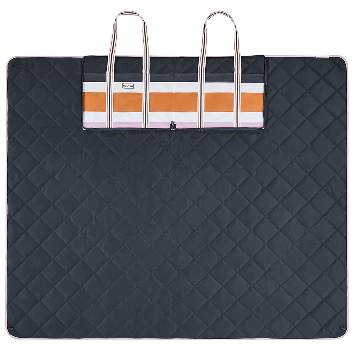 Hunter Outdoor Picnic Blanket Block Stripe Blue Multi Hunter Outdoor Picnic Blanket Block Stripe Blue Multi