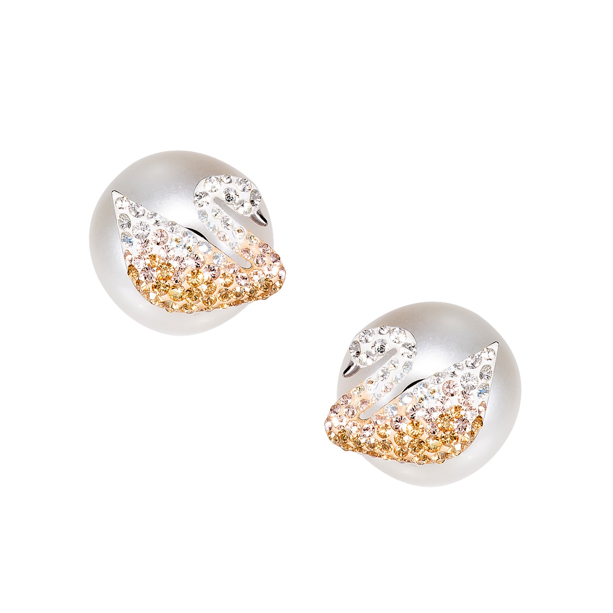 Swarovski Iconic Swan Pierced Earrings