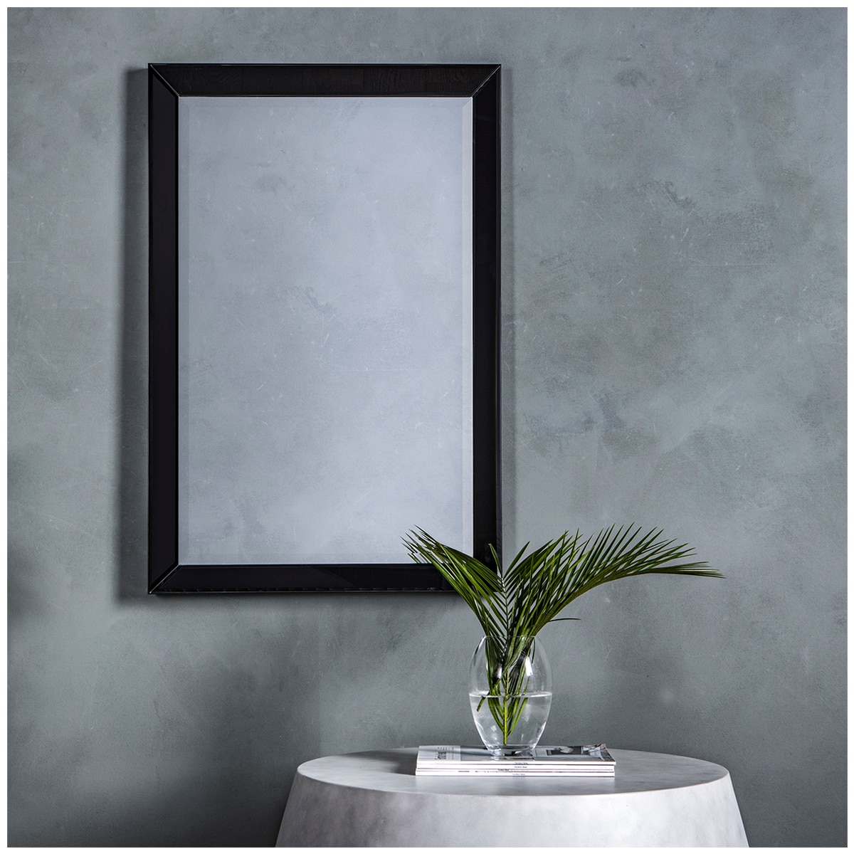 Hudson Living Luna Rectangle Black Mirror 915 x 610mm